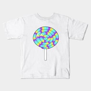 Cute Colorful Lollipop Design Kids T-Shirt